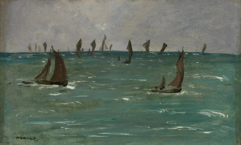 Bateaux à Berck-sur-Mer - Édouard Manet