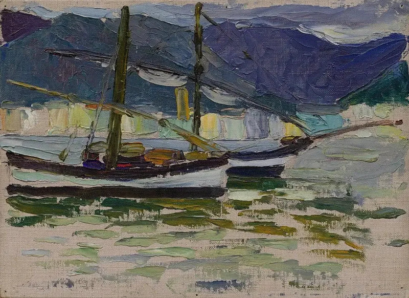 Bateaux de pêche, Sestri - Vassily Kandinsky