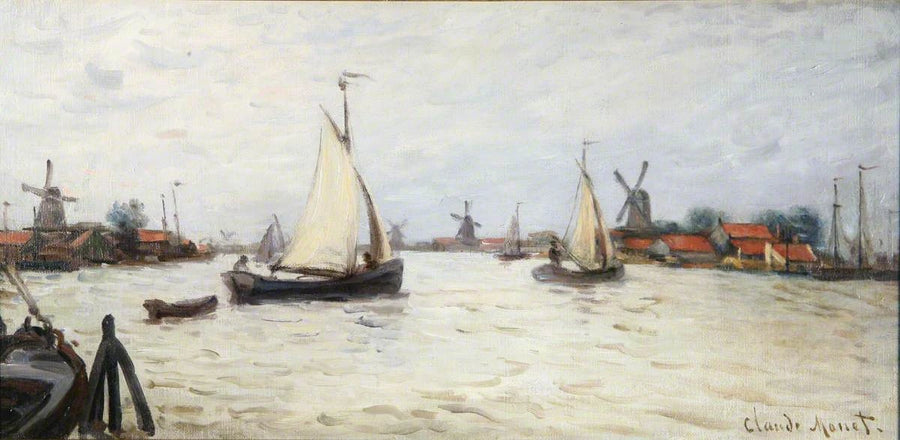 Човни в Голландії, біля Zaandam W173 - Клод Моне