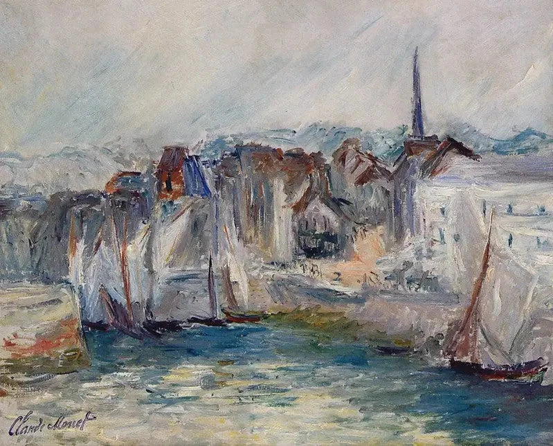 Човни в порту Онфлер, Мармоттан W1846 - Клод Моне