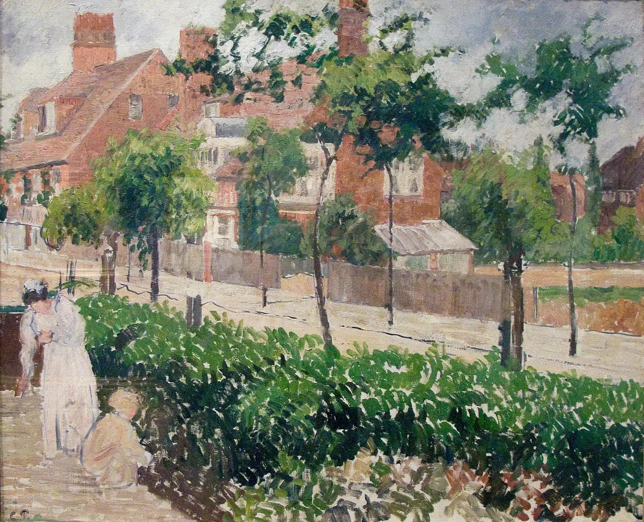 Bath Road, Londres, (croquis) - Camille Pissarro image 1 reproduction artisanale de tableau