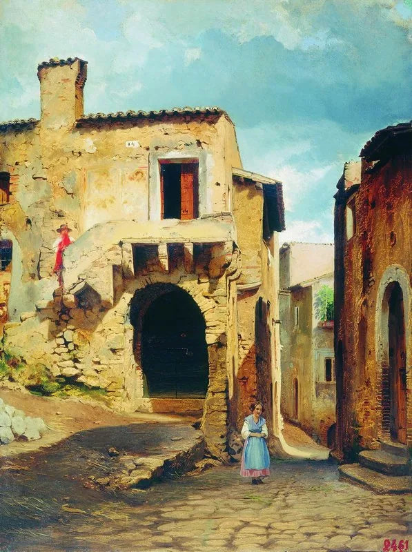 Bâtiments - Fyodor Bronnikov image 1 tableau peint à l’huile sur toile
