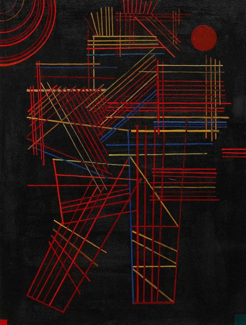 Bâtons colorés - Vassily Kandinsky