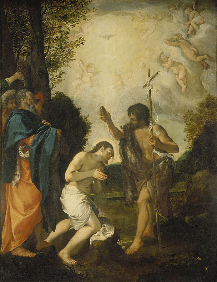 Battesimo di Cristo - Ludovico Carracci image 1 reproduction réalisée par Alpha Reproduction