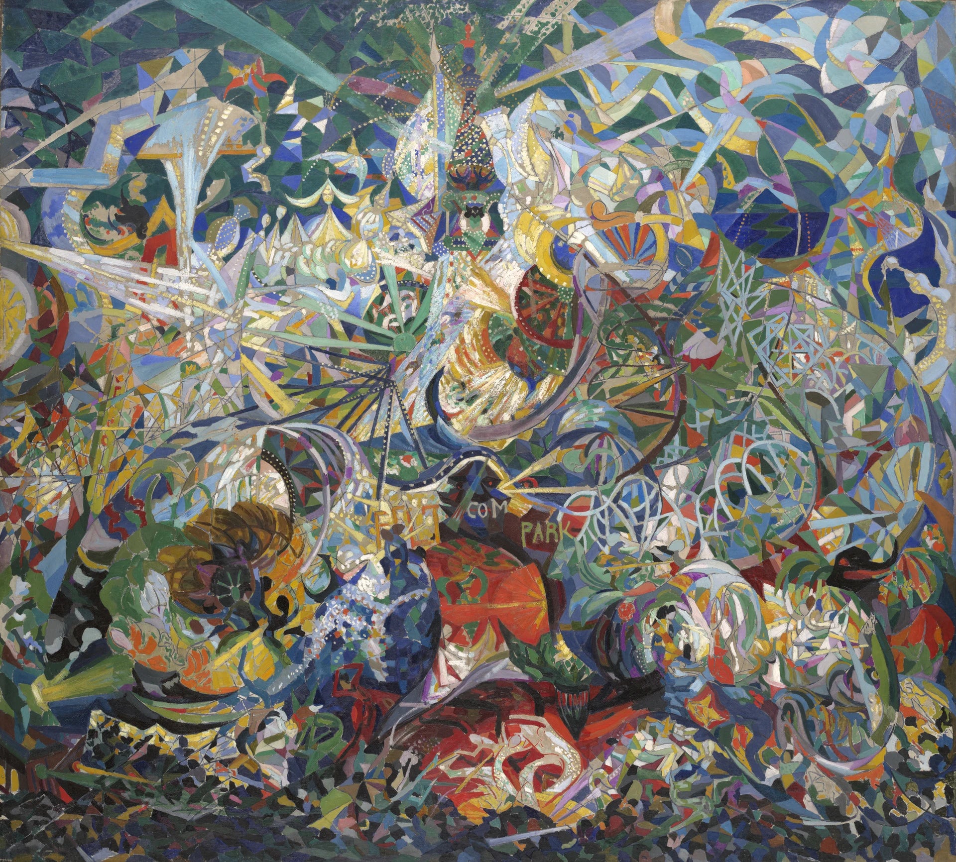 Battle of Lights, Coney Island, Joseph Stella