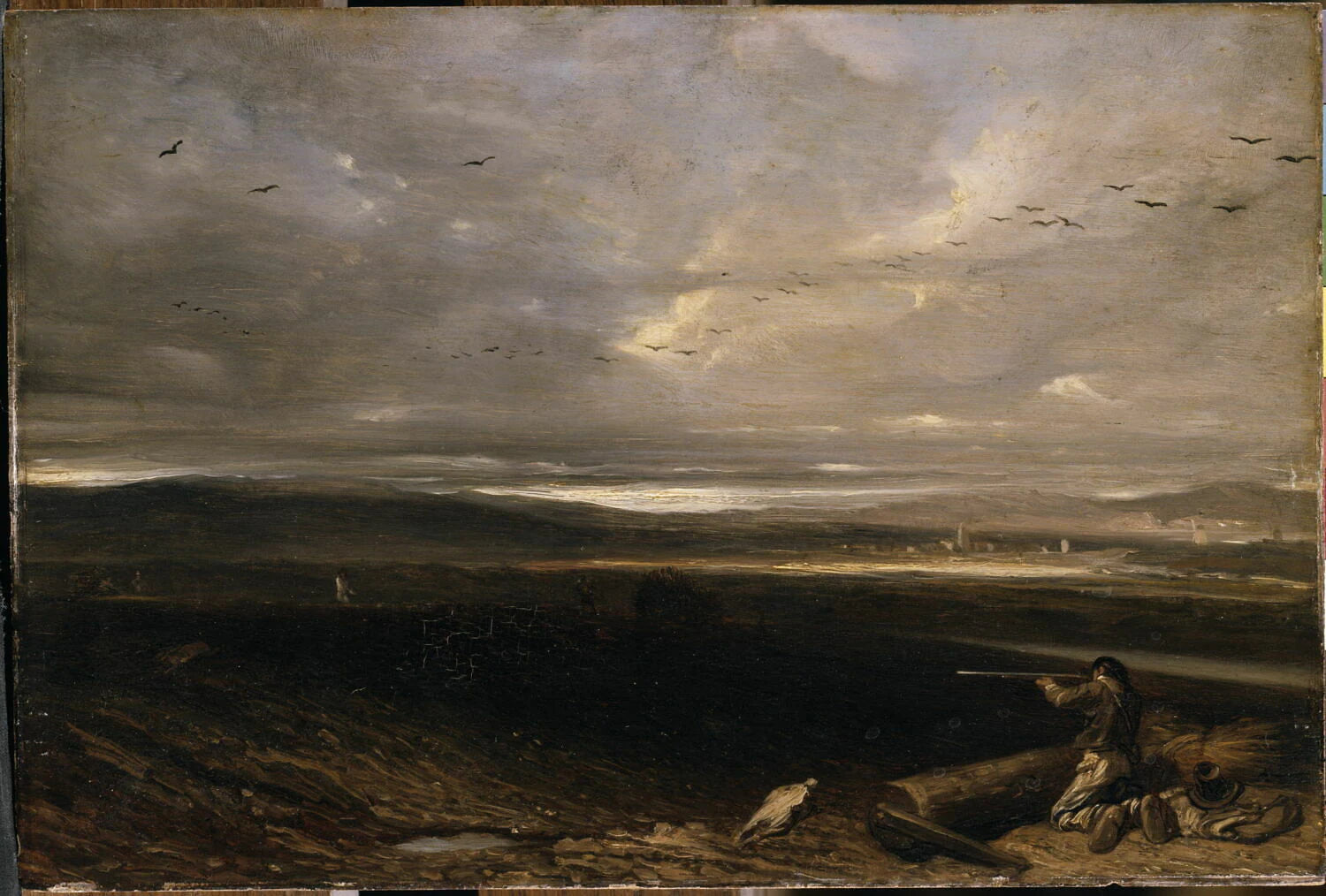 La battue en plaine - Alexandre-Gabriel Decamps