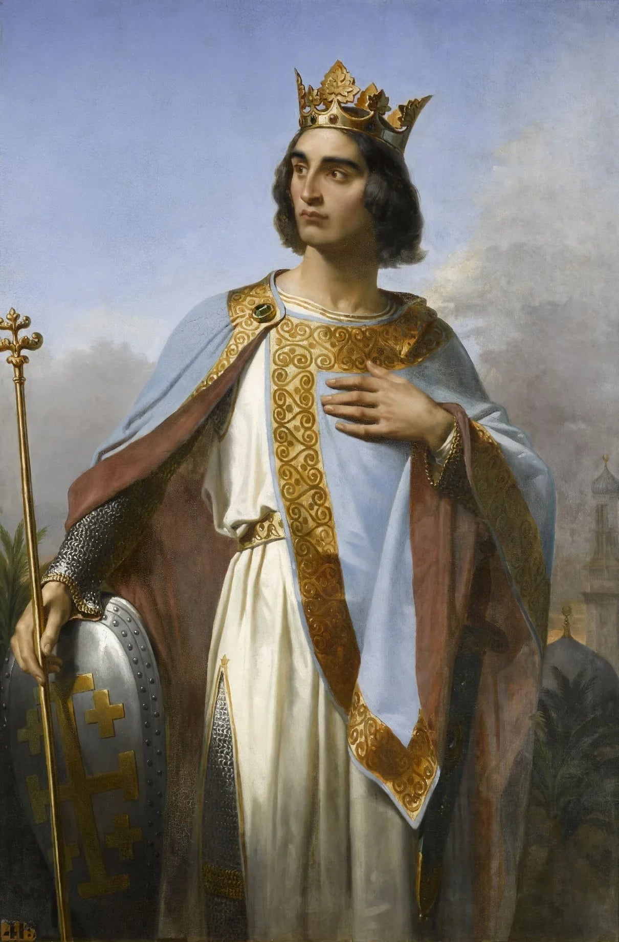 Baudouin Ier, roi de Jérusalem - Merry-Joseph Blondel image 1 reproduction réalisée par Alpha Reproduction