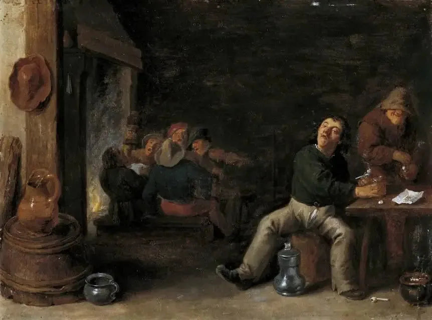 Bauernschenke - David Teniers le Jeune image 1 reproduction réalisée par Alpha Reproduction