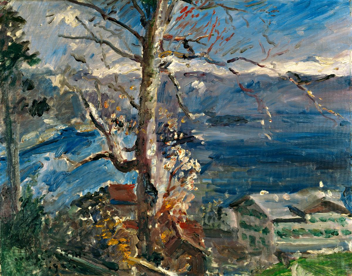 Baum am Walchensee - Lovis Corinth image 1 copie peinte à la main à l’huile