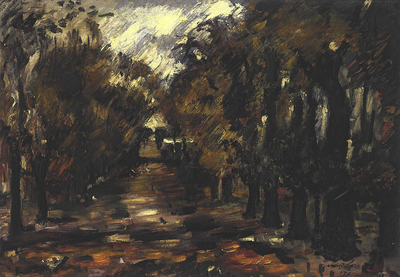 Baumallee in Niendorf - Lovis Corinth