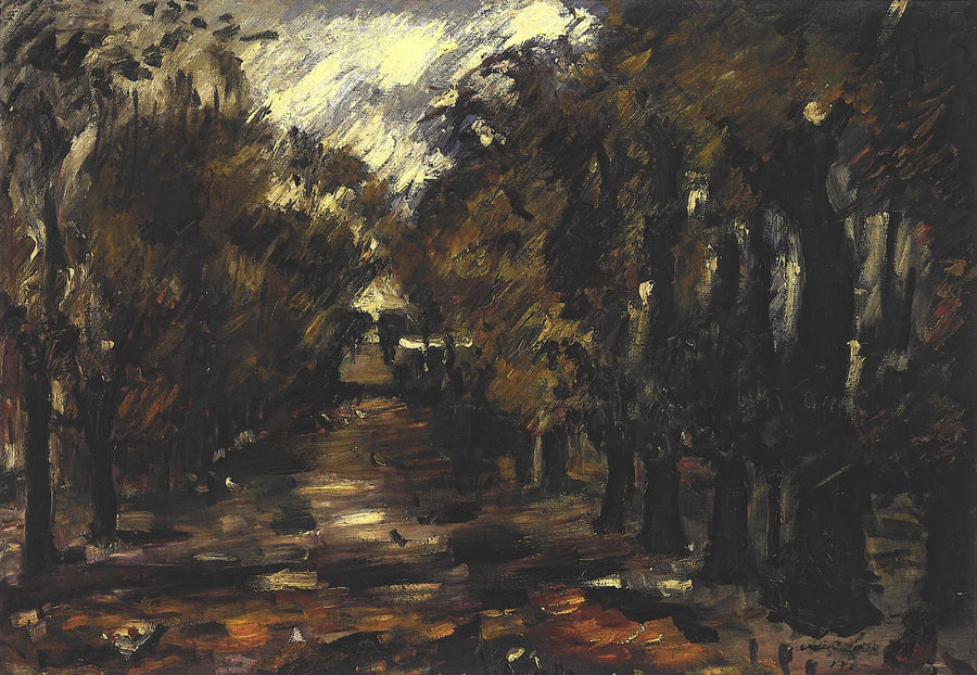 Baumallee in Niendorf - Lovis Corinth