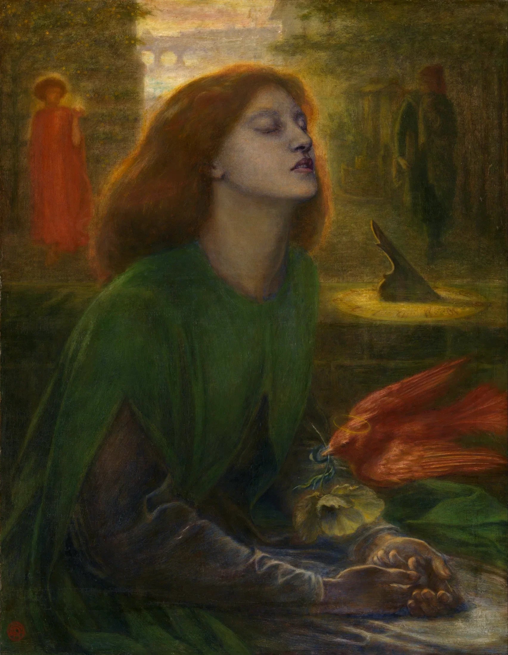 Béatrix - Dante Gabriel Rossetti image 1 reproduction de peinture à l’huile