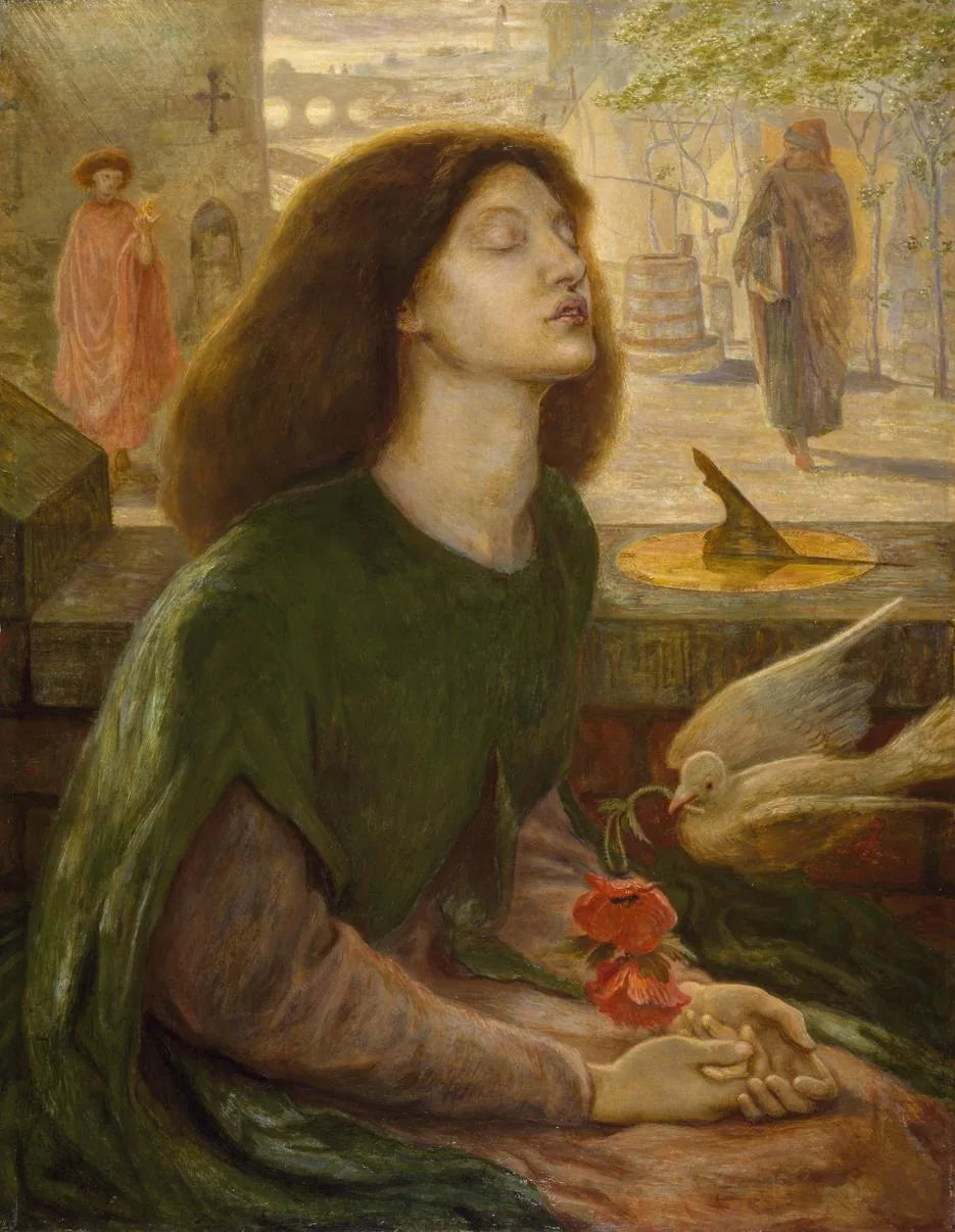 Béatrix - Dante Gabriel Rossetti image 1 tableau peint à l’huile sur toile