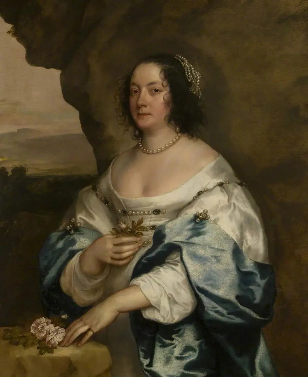 Beatrix Hammond, comtesse d'Oxford - Antoine van Dyck image 1 copie peinte à la main à l’huile