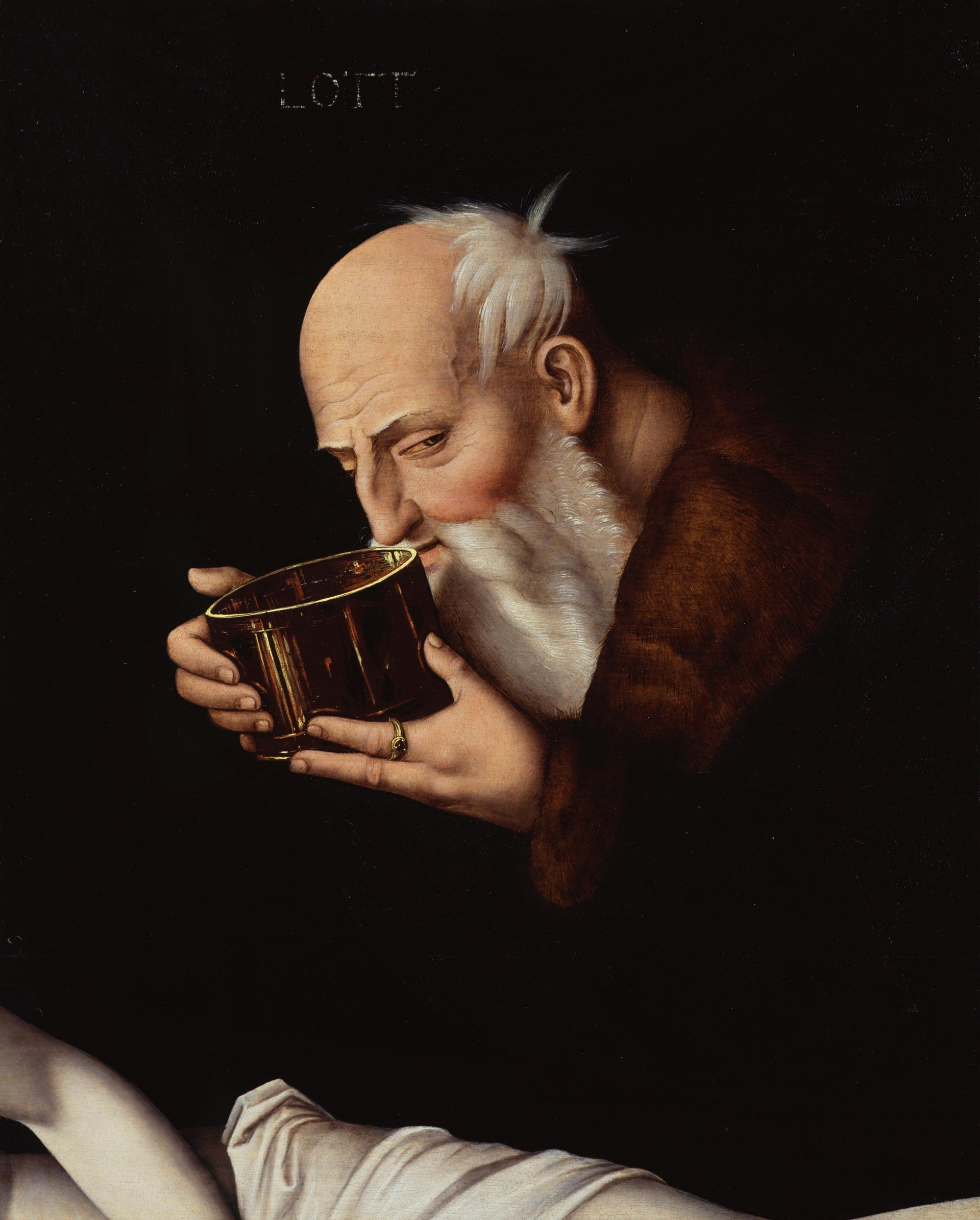 Beaucoup d'alcool (fragment de Berlin) - Hans Baldung Grien image 1 reproduction réalisée par Alpha Reproduction
