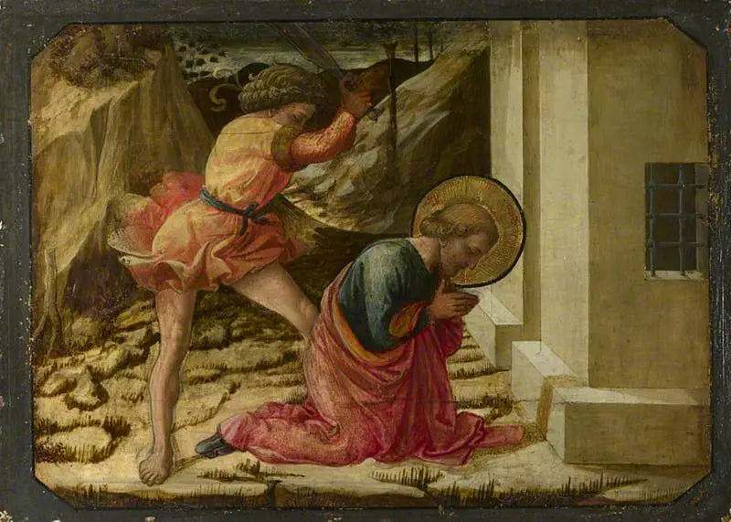 Beheading of Saint James the Great: Predella Panel - Fra Filippo Lippi image 1 reproduction de peinture à l’huile