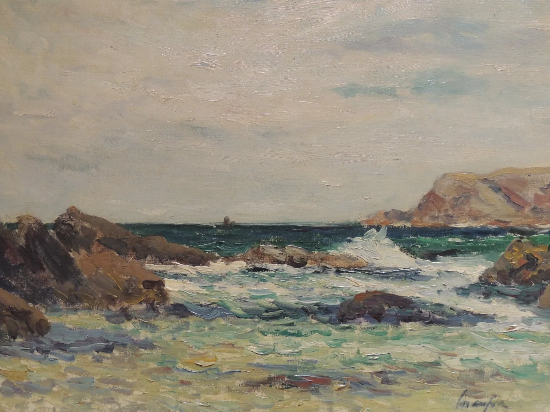 Belle-lle en mer - Maxime Maufra image 1 copie de tableau peinte à la main