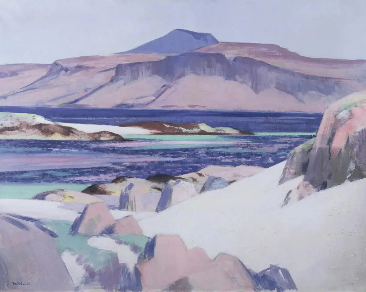 Ben More sur l'île de Mull, Hébrides intérieures - Francis Cadell image 1 tableau peint à l’huile sur toile