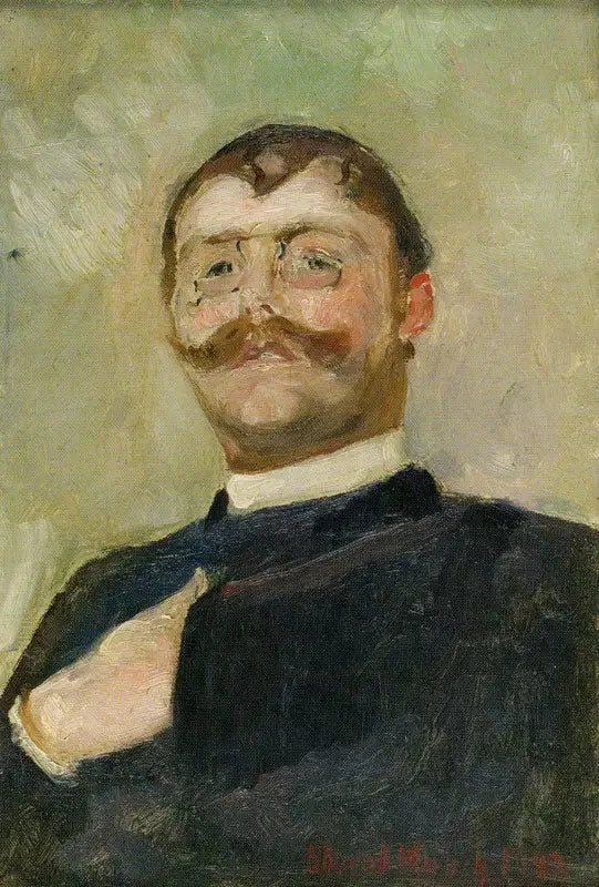 Bendix Lange - Edvard Munch image 1 copie peinte à la main à l’huile
