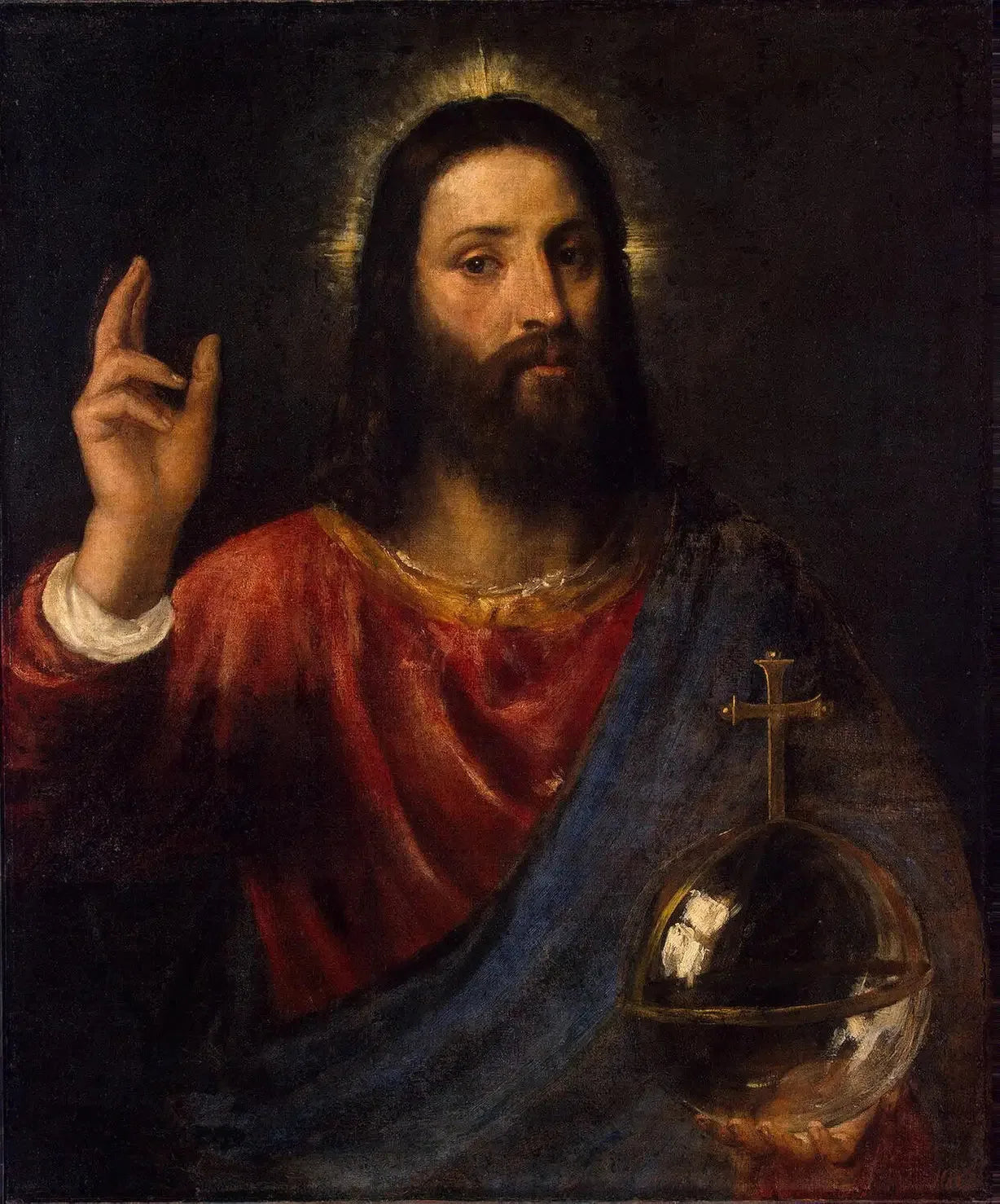 Bénédiction du Christ - Titian image 1 reproduction d’œuvre d’art à l’huile