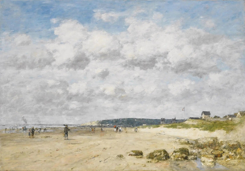 Bénerville, la plage - Eugène Boudin