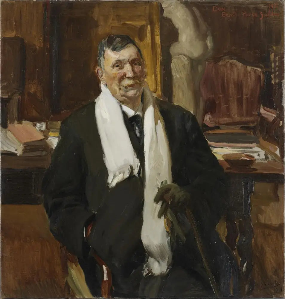 Benito Pérez Galdós - Joaquín Sorolla image 1 tableau peint à l’huile sur toile