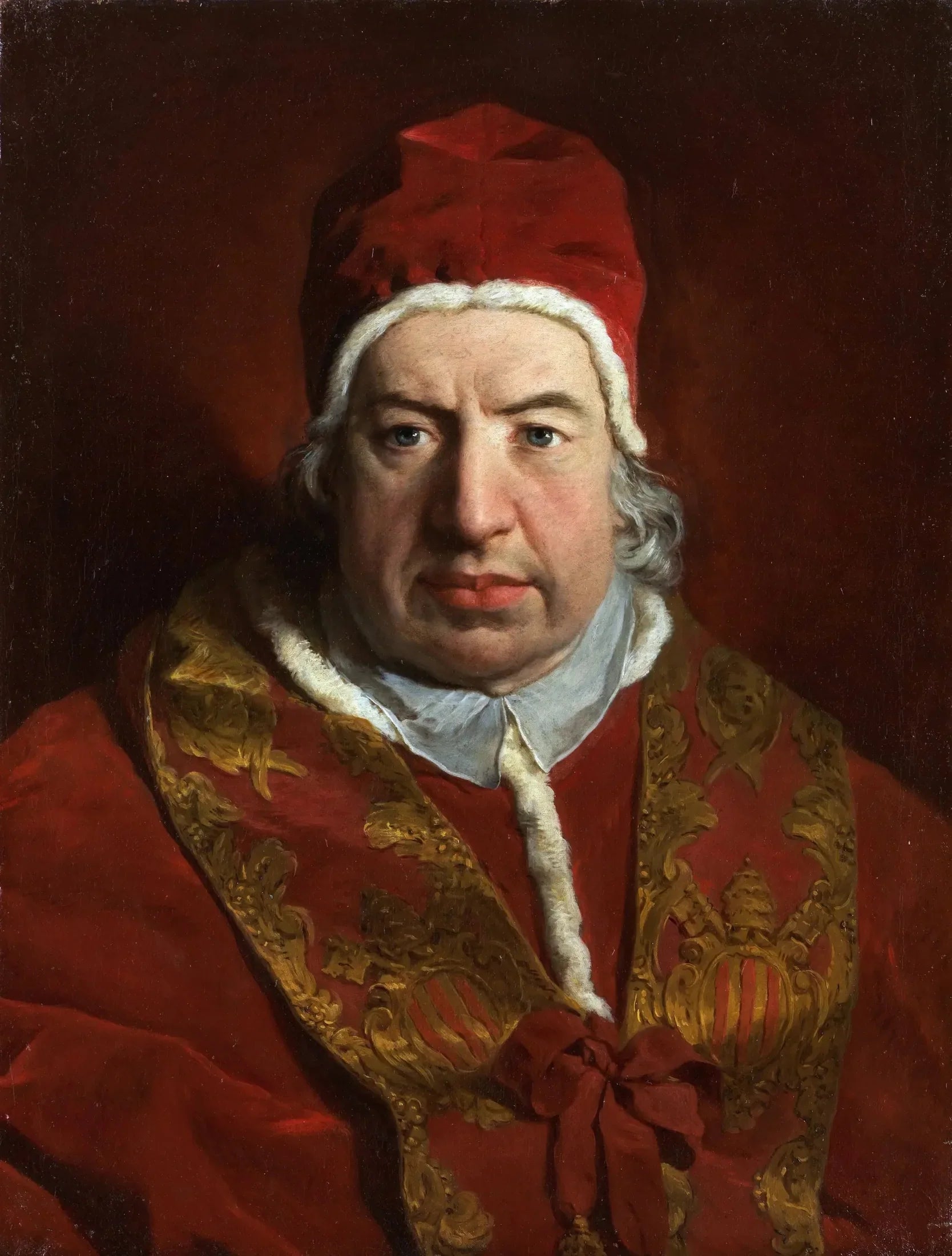 Benoît XIV, pape (Prospero Lambertini, 1675-1758) - Pierre Subleyras image 1 reproduction de peinture à l’huile