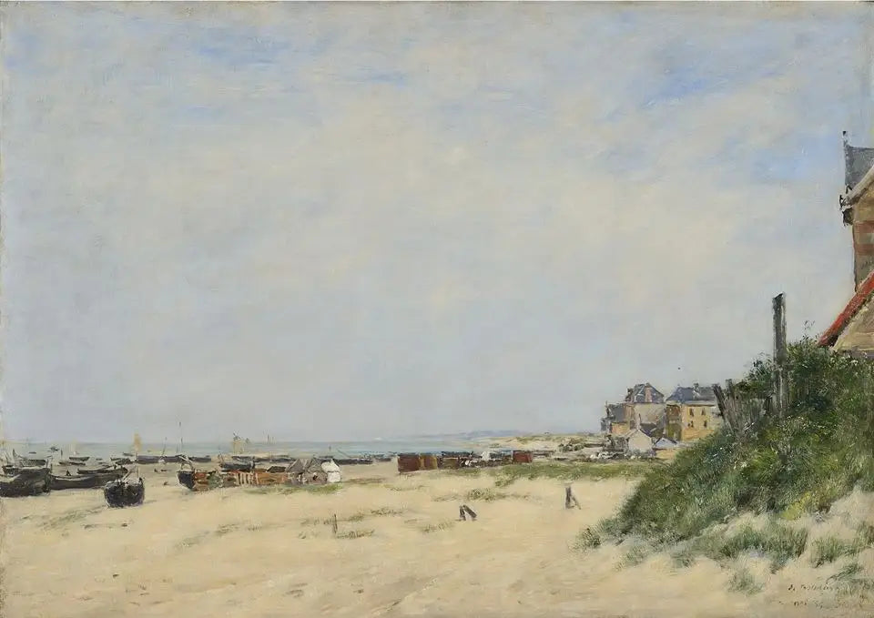 Berck, le rivage - Eugène Boudin image 1 copie de tableau peinte à la main
