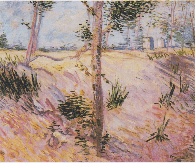 La Berge avec des arbres, F291 – Van Gogh