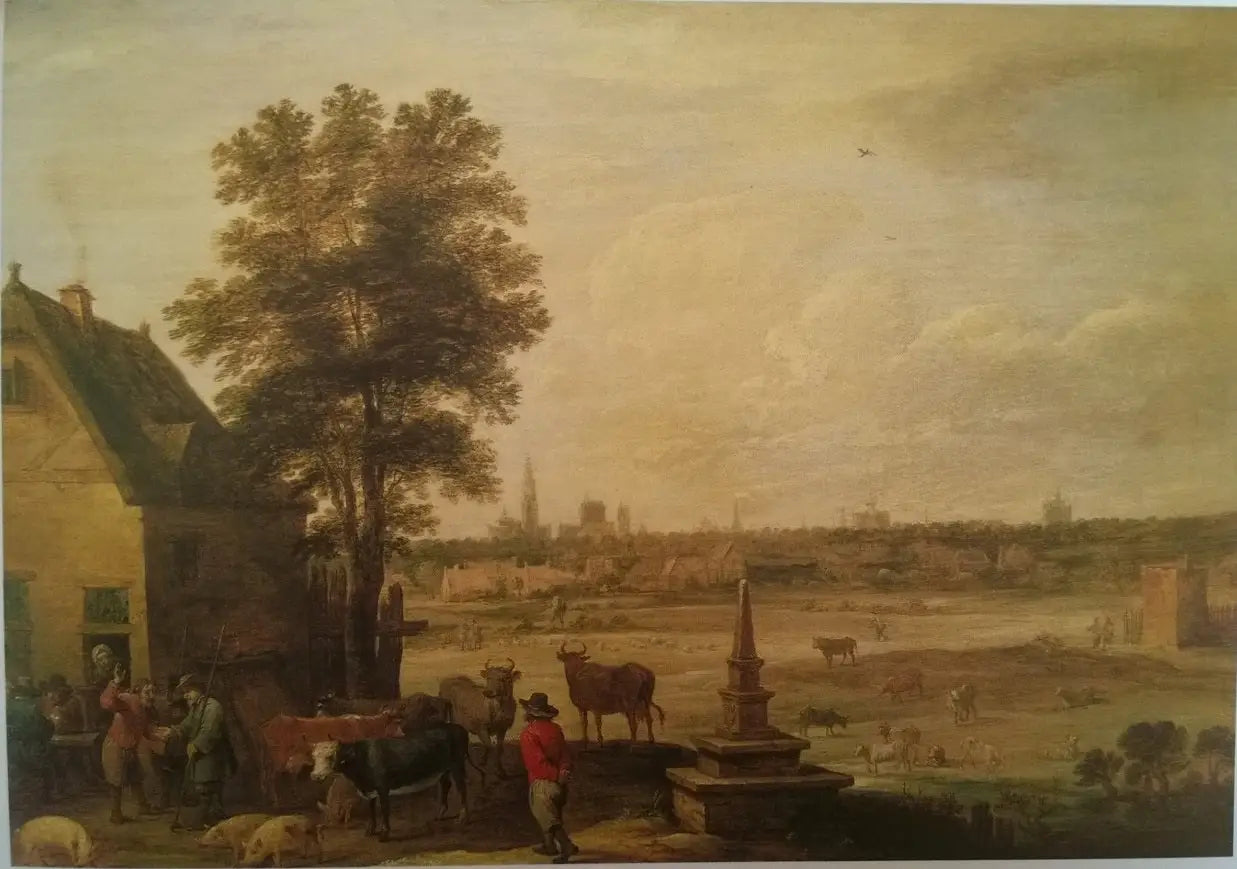 Berger dans une auberge - David Teniers le Jeune image 1 copie peinte à la main à l’huile