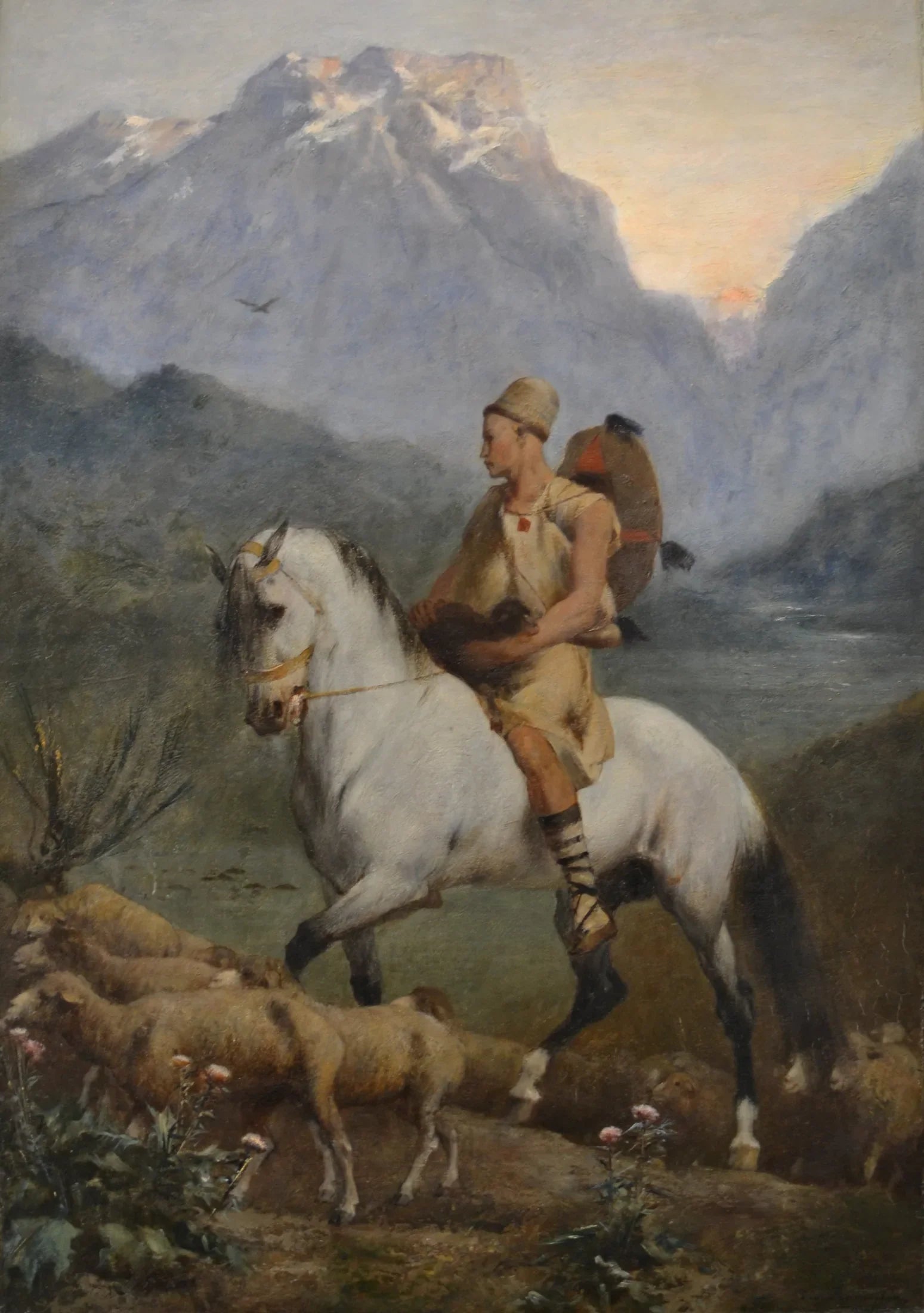Berger kabyle - Eugène Fromentin image 1 copie de tableau peinte à la main