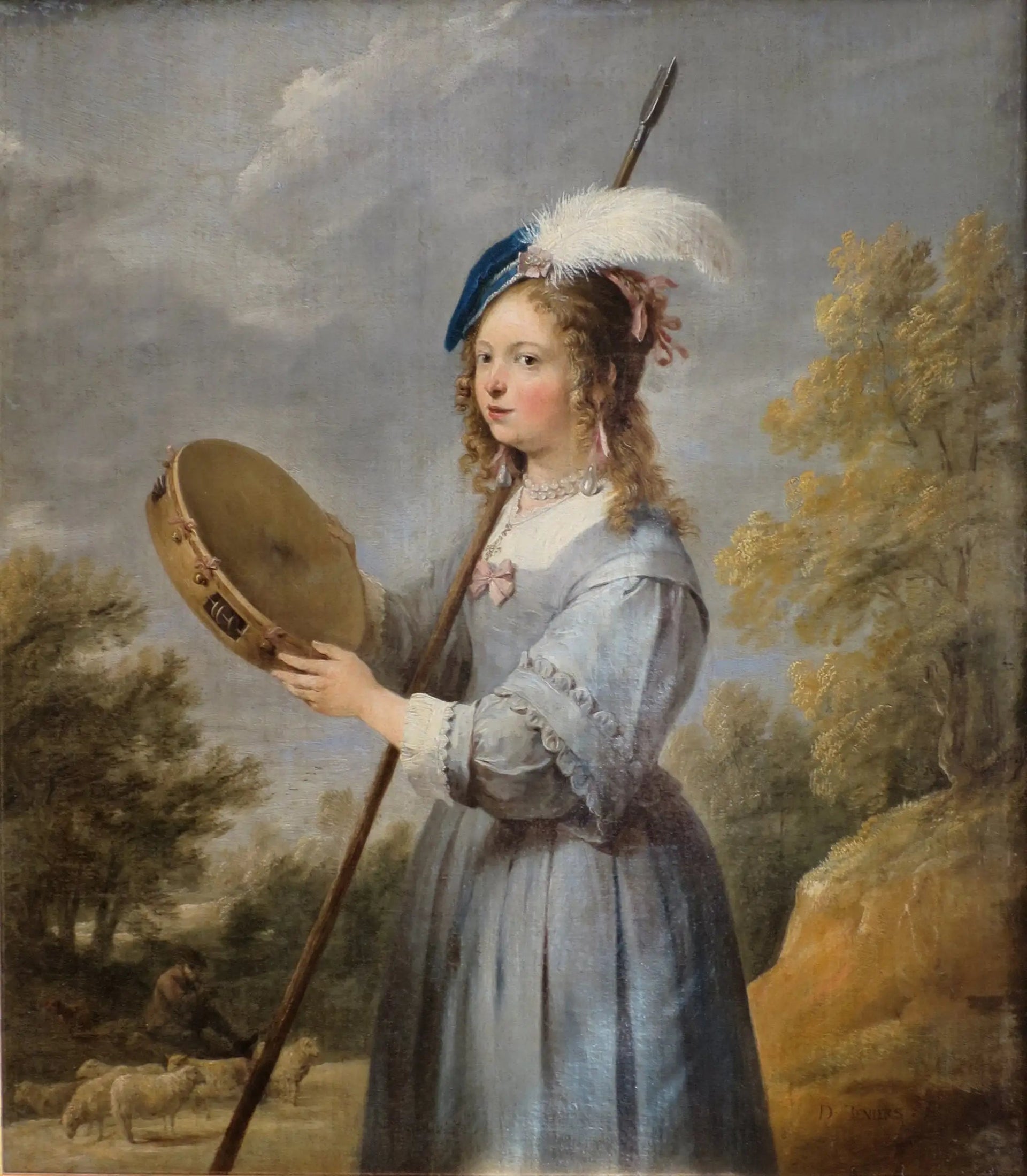 Bergère - David Teniers le Jeune image 1 copie peinte à la main à l’huile