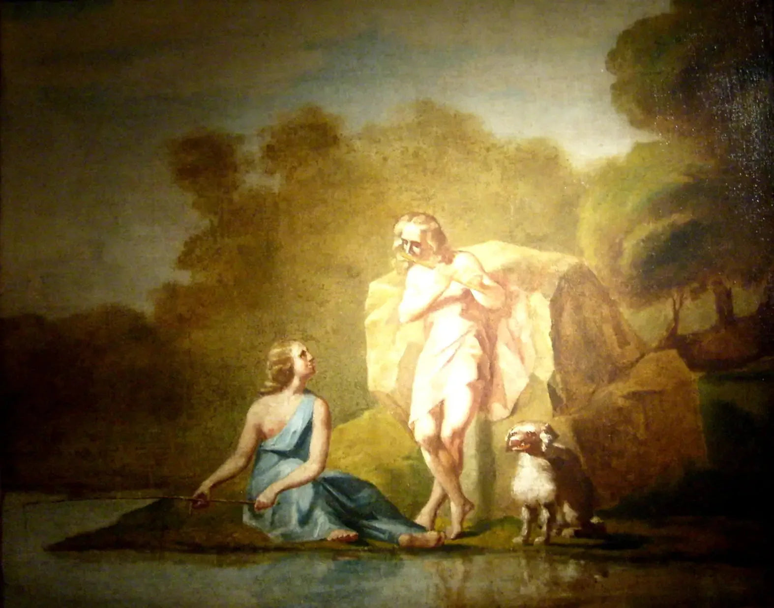 Bergers d'Arcadie - Jean-François Millet image 1 copie peinte à la main à l’huile