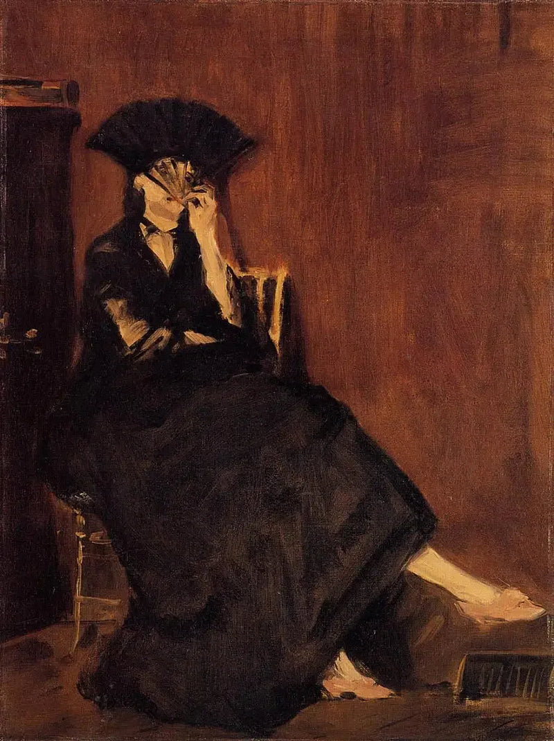 Berthe Morisot à l'éventail - Édouard Manet