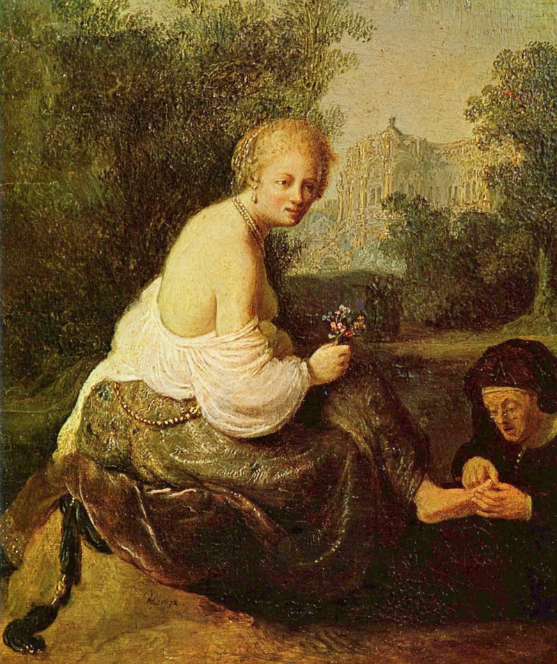 Bethsabée à sa toilette, vue par le roi David - Rembrandt