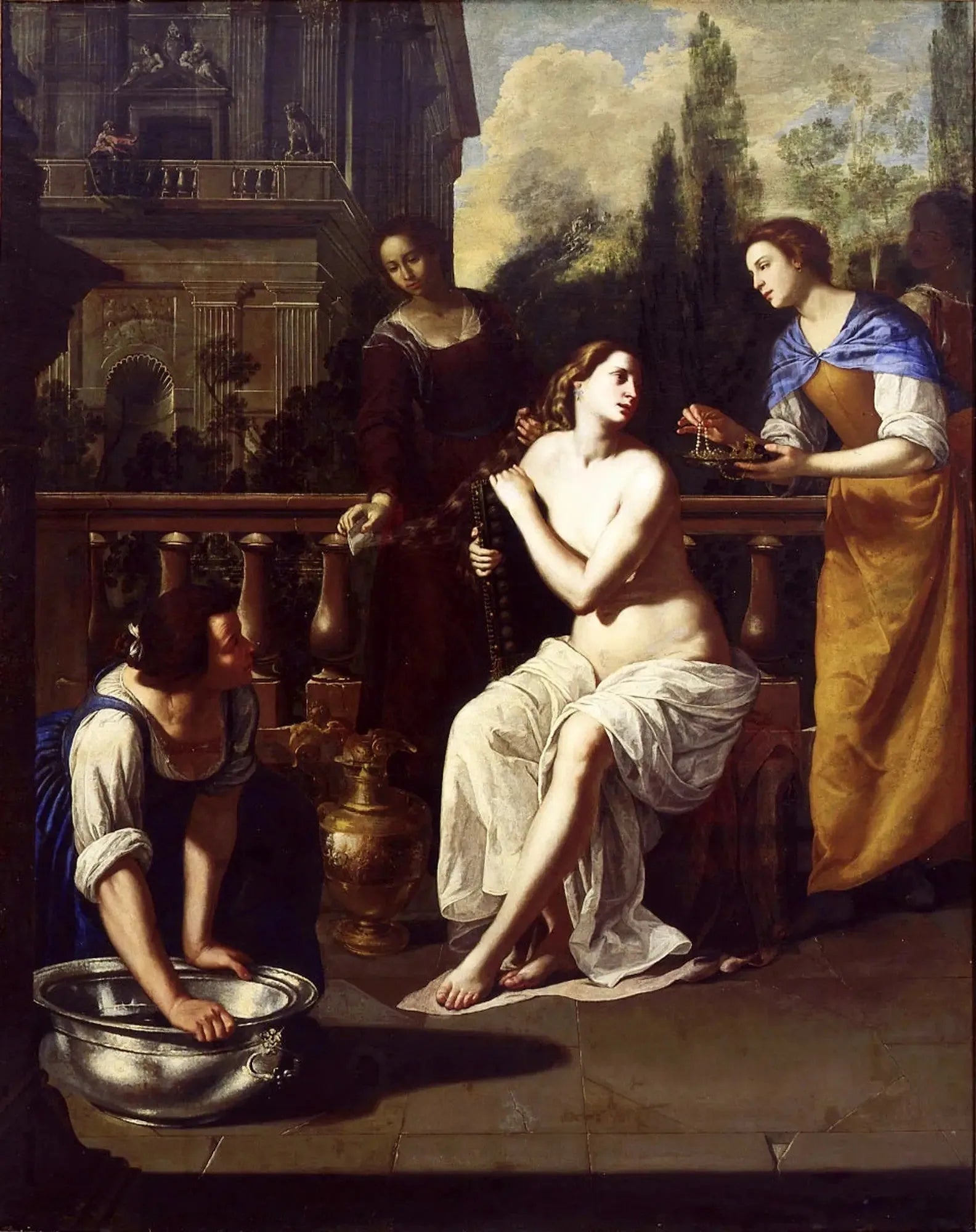 Bethsabée - Artemisia Gentileschi image 1 tableau peint à l’huile sur toile