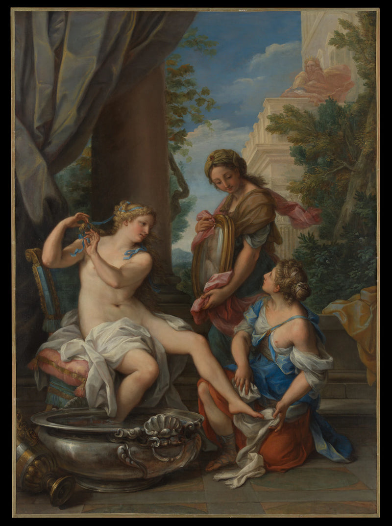 Bethsabée au bain - Giuseppe Bartolomeo Chiari