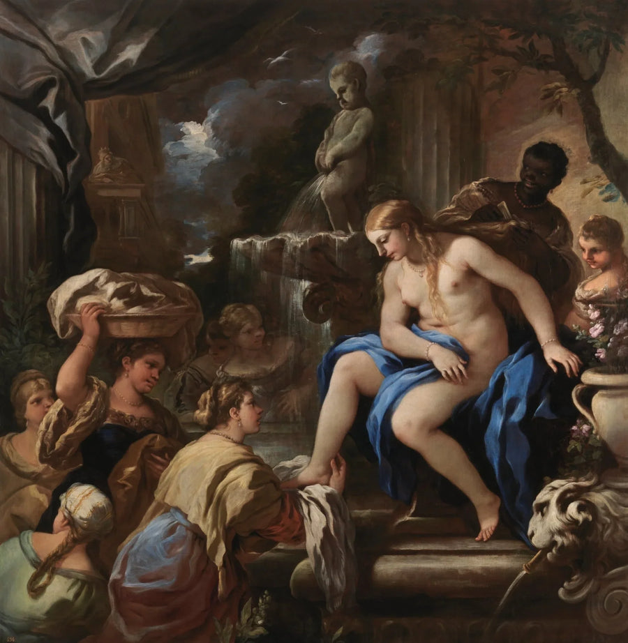 Betsabea al bagno - Luca Giordano