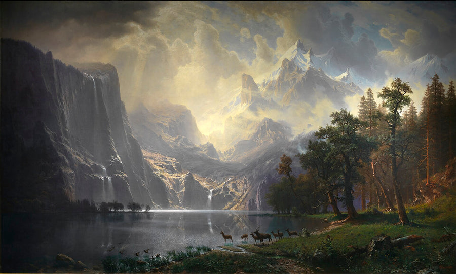 Among the Sierra Nevada, California - Albert Bierstadt