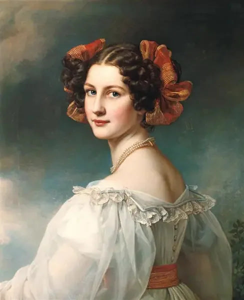 Bildnis der Auguste Hilber - Joseph Karl Stieler