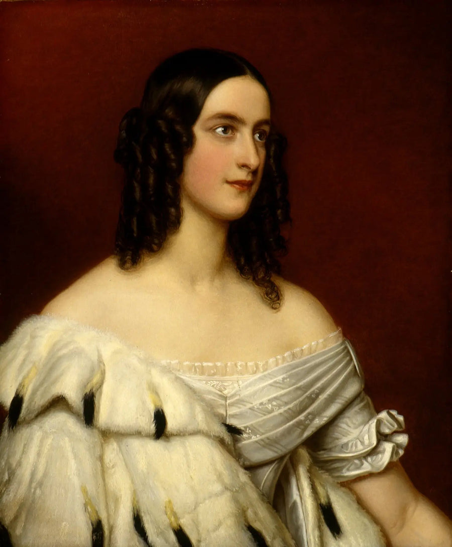 Bildnis der Caroline Prinzessin zu Oettingen-Wallerstein - Joseph Karl Stieler