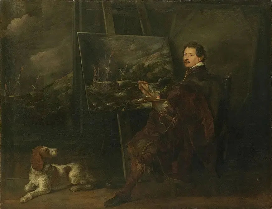 Bildnis des Marinemalers Andries van Aertvelt - Antoine van Dyck