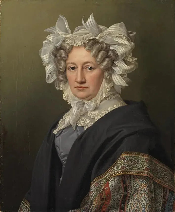 Bildnis einer Dame (Marianne von Krempelhuber) - Joseph Karl Stieler image 1 copie peinte à la main à l’huile