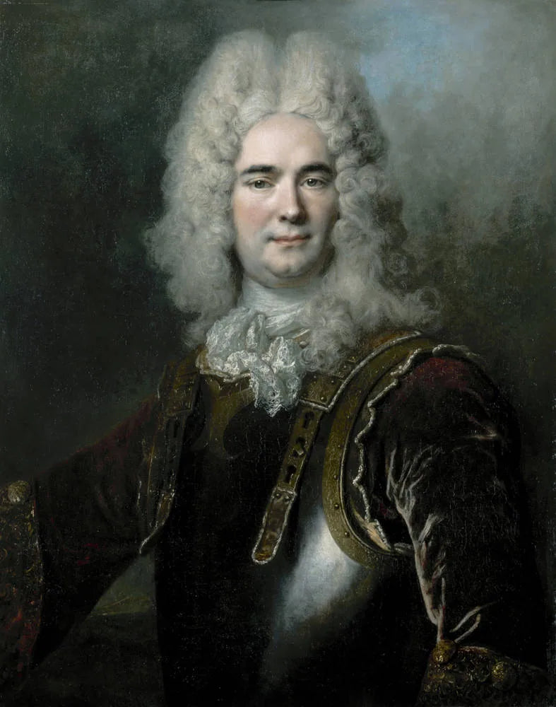 Bildnis eines Herrn, angeblich des Kammerherrn von Montargu - Nicolas de Largillière image 1 copie peinte à la main à l’huile