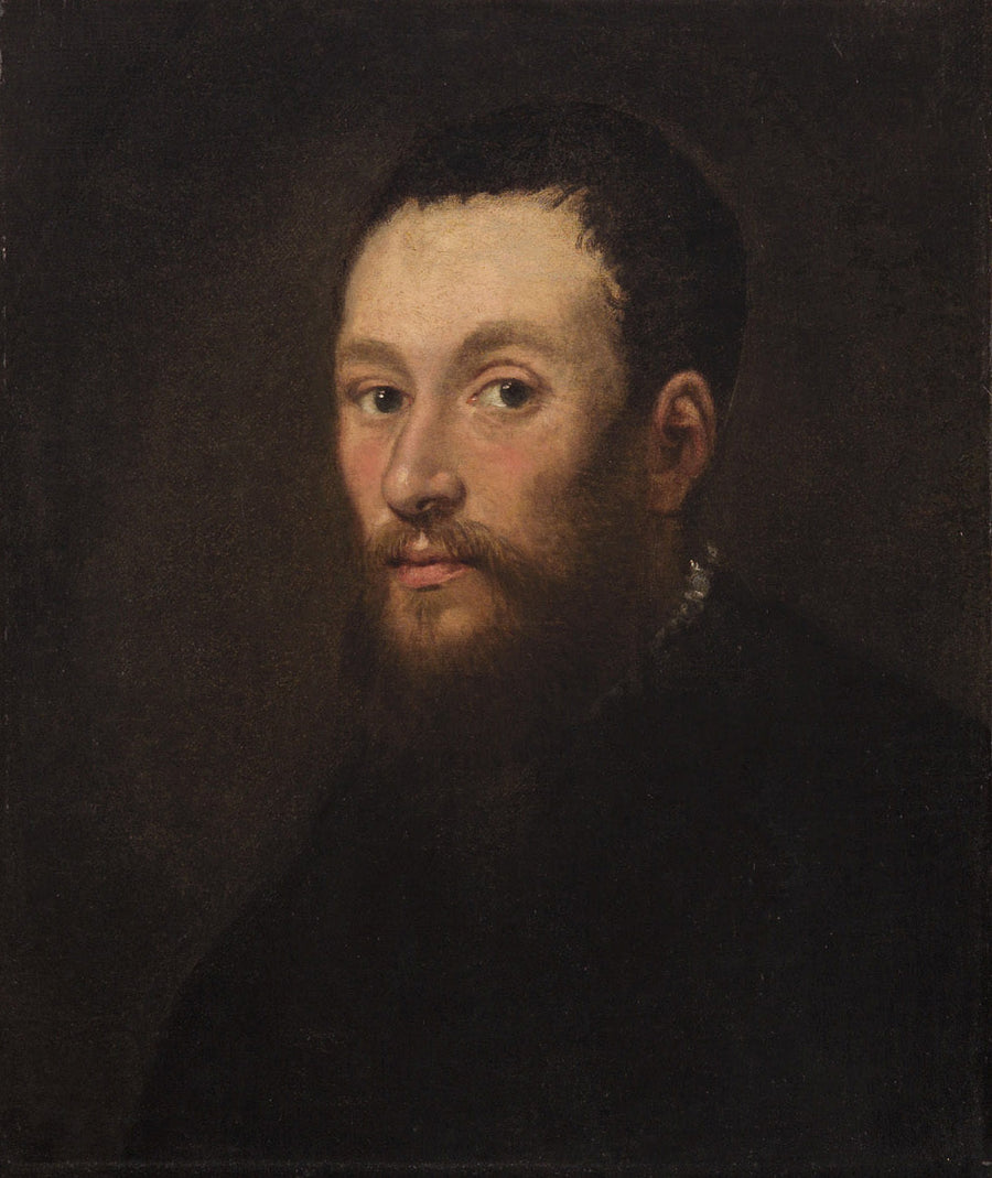 Bildnis eines jungen bärtigen Mannes - Jacopo Tintoretto
