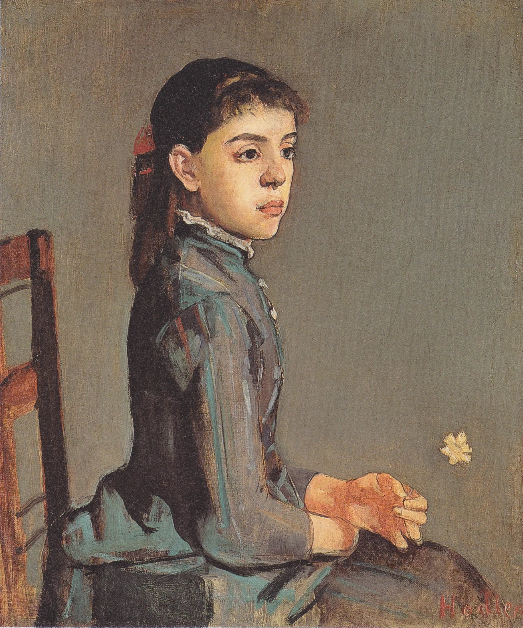 Bildnis Louise-Delphine Duchosal - Ferdinand Hodler image 1 reproduction de peinture à l’huile