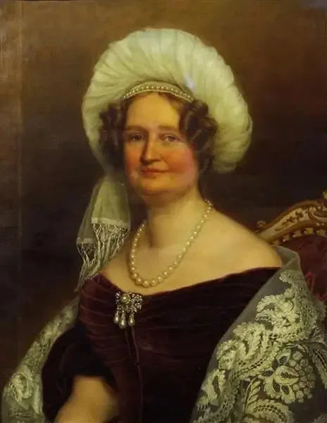 Bildnis Maria Augusta, Herzogin von Sachsen - Joseph Karl Stieler image 1 copie de tableau peinte à la main