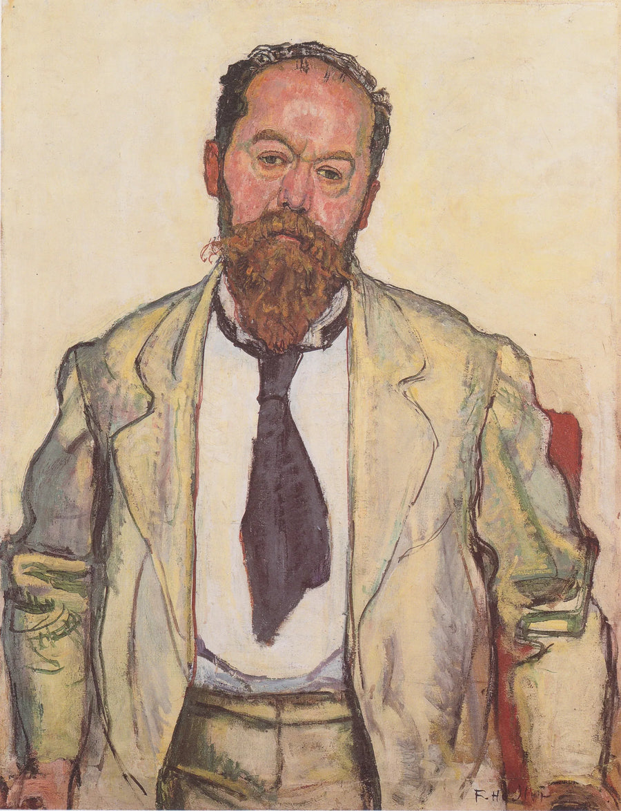 Bildnis Mathias Morhardt - Ferdinand Hodler