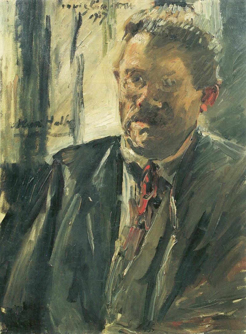 Bildnis Max Halbe - Lovis Corinth