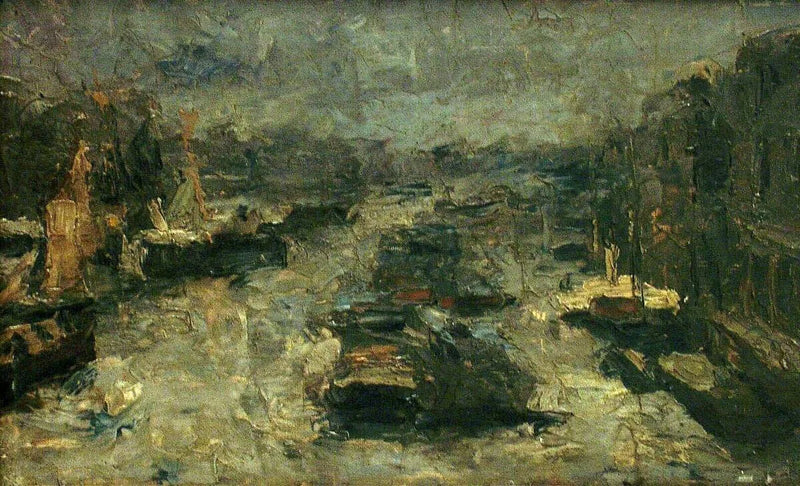 Binnenwater te Londen - Jan Toorop